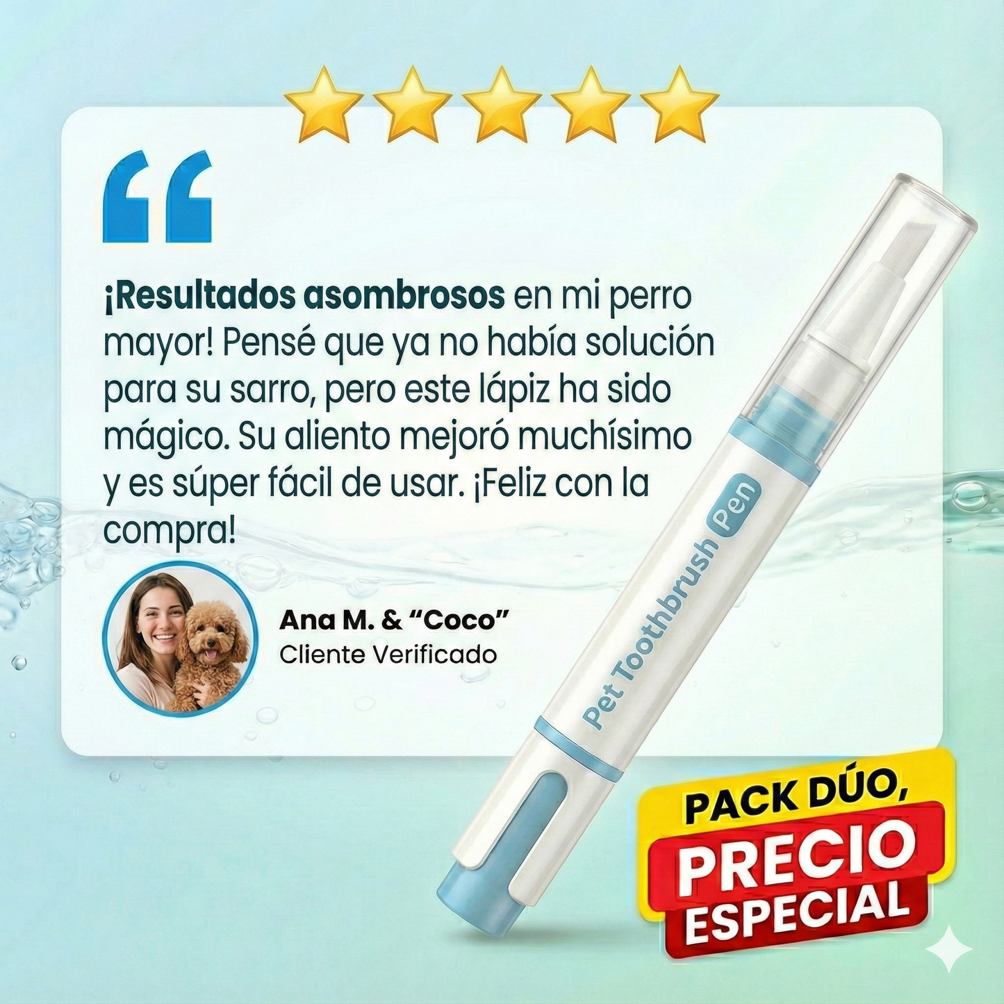 PetSmile™ Cepillo Dental Pro-Repair