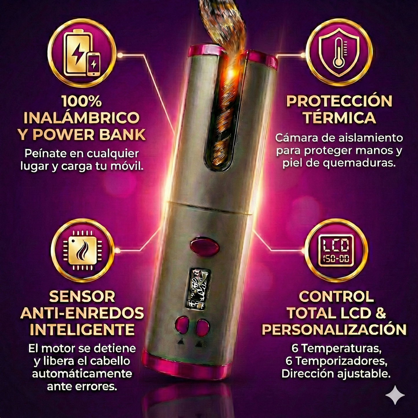 Curl Hair Pro™ - Rizador Electrico Portatil
