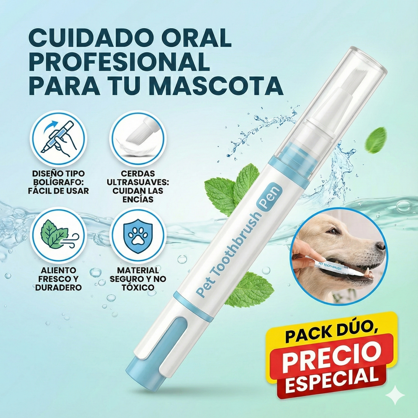 PetSmile™ Cepillo Dental Pro-Repair